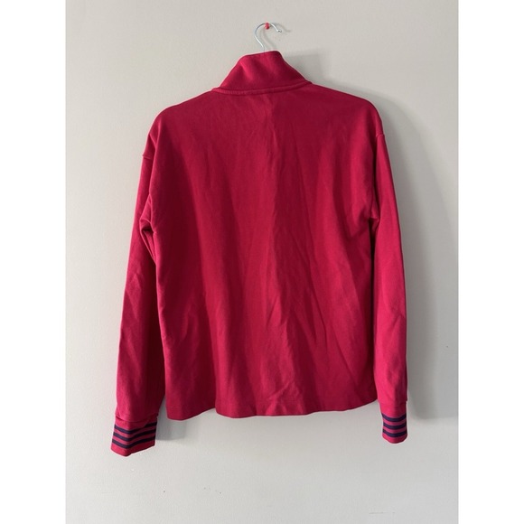 Nautica Women's Quarter 1/4 Zip pullover Size Small Color: Red,Navy NWOT - Picture 2 of 13